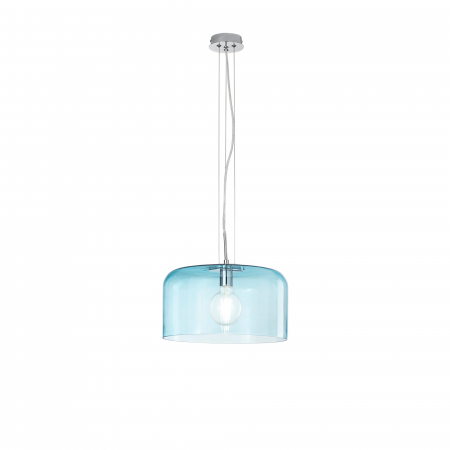 Lustre simple - I-GIBUS-S35 BLU -  suspensie moderna diam 35 - albastru
