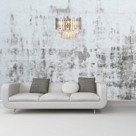 Candelabru modern cu cristale ASPEN diam 45 cm - Milagro [2]