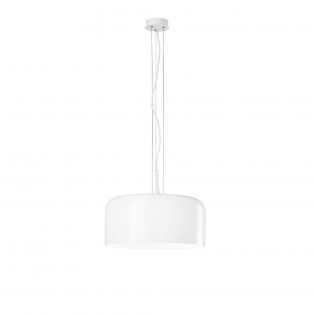 Lustre simple - I-GIBUS-S40 BCO - suspensie moderna diam 40 - alb