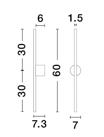 Aden II Ap60 - Aplica moderna LED  - LINIAR [2]