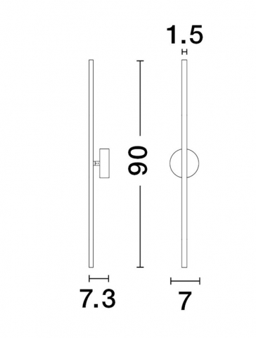 Aden II Ap90 - Aplica moderna LED  - LINIAR [2]