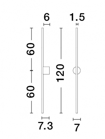 Aden II Ap120 - Aplica moderna LED  - LINIAR [3]