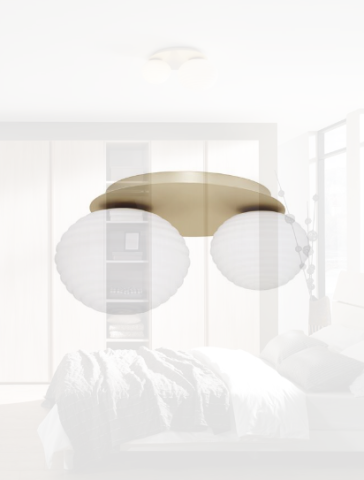 ALLEN plafoniera Matt Gold Metal [1]