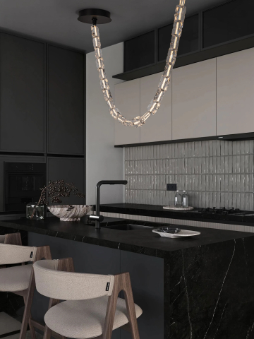 Decorative - ALUME 1 black& chrome
