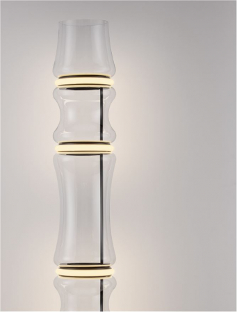 Lampadara ANAPNOE 5L - modern glass - LED Dimmabil [2]