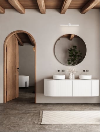 Aplice - Aplica Baie - BREGGO 61 alb IP54 - corpuri de iluminat moderne