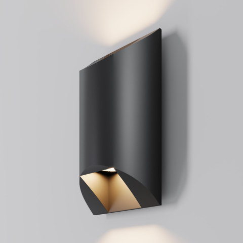 Exterior - Aplică de exterior Maytoni Dual O186WL-L2BK