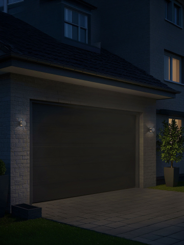 Aplice - Nova Luce VERTO 9923552 - Aplică de perete exterior Antracit