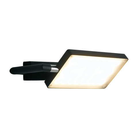 Aplice - APLICĂ LED BOOK NEAGRĂ 18W 1820LM 3200K 22,5X15X10CM