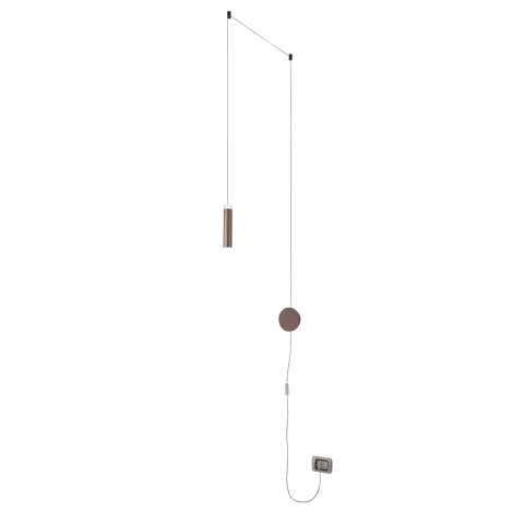Aplice - APLICĂ LED CANDLE BRONZ IN ACRILICO E ALLUMINIO 7W 720LM 4000K 400X20X4CM