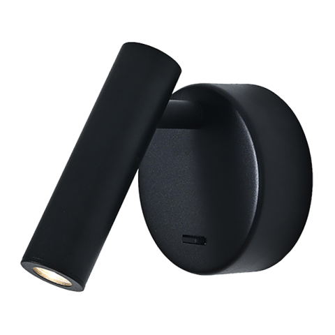 TEK  - APLIQUE NEGRO LECTOR LED 3W 2700K