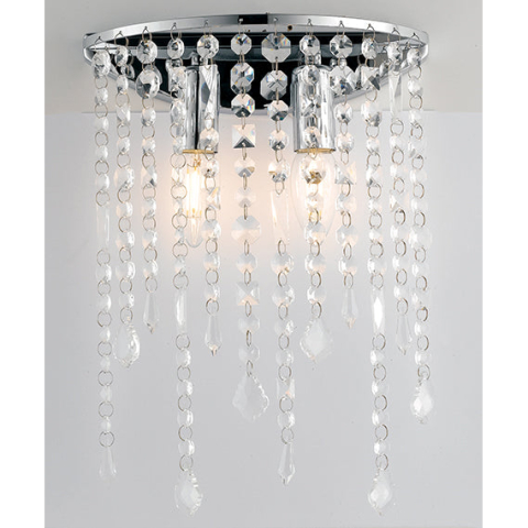 Aplice - APPLIQUE BREEZE CROMO 2XE14 25X6X35CM