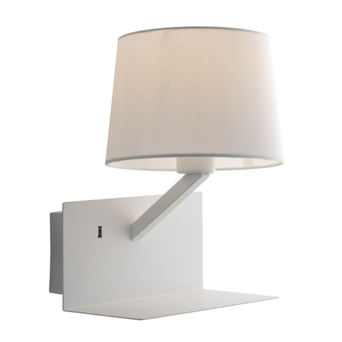 Aplice - APPLIQUE CIAK BIANCA CON USB 2A USB 2A 1XE27 23X22,5X31CM