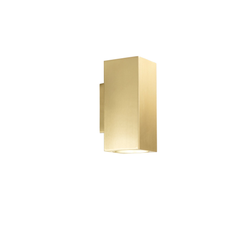 Aplice - APPLIQUE DUDUK QUADRATA ORO 2XGU10 10X8X18CM