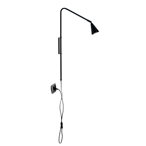 Aplice - APPLIQUE ENEA NERA 1XGU10 37,7X9X69,5CM