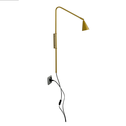 Aplice - APPLIQUE ENEA ORO 1XGU10 37,7X9X69,5CM