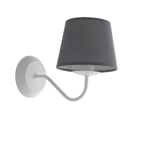 Aplice - APPLIQUE FAVOLA BIANCA/GRIGIA 1XE14 16X28X49CM