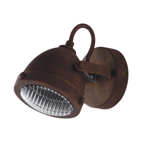 Aplice - APPLIQUE HABANA RUGGINE 1XGU10 11,6X11,6X14CM
