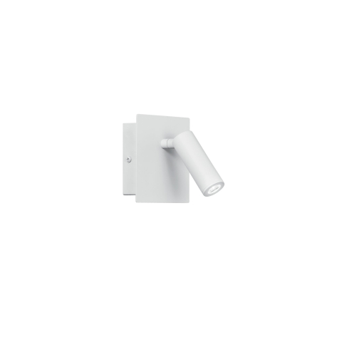 Aplice - APPLIQUE LED DICKENS ORIENTABILE BIANCA 2,2W 220LM 3000K 11X11X9CM