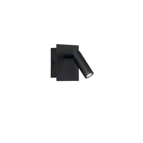 Aplice - APPLIQUE LED DICKENS ORIENTABILE NERA 220LM 3000K 11X11X9CM