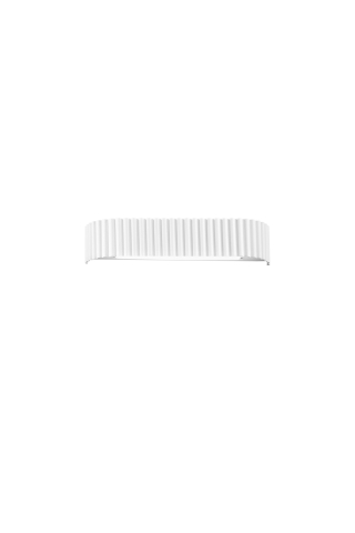 Fan Europe  - APPLIQUE LED NIKE BIANCA IN METALLO 30W 4400LM CCT 2700/3000/4000K 40X8X9,2cm
