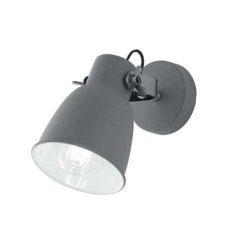 Aplice - APPLIQUE LEGEND GRIGIA/NICKEL 1XE27 12,3X22X19,5CM