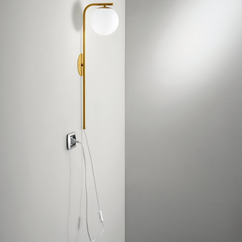 Aplice - APPLIQUE ODISSEO ORO 1XE14 15X15X65,5CM