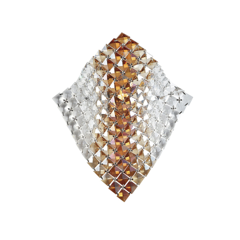 Aplice - APPLIQUE RUMBA TRASPARENTI/AMBRA 1XG9 25X14X29CM