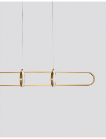 ARTE LED 29W gold - suspensie moderna [1]