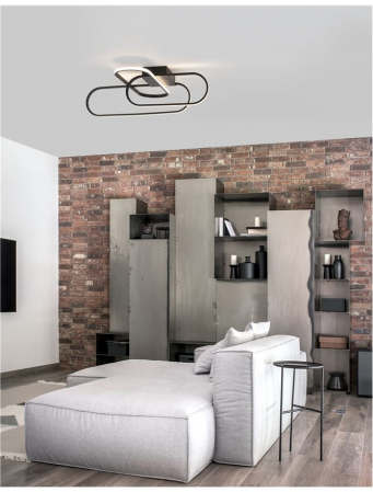 Plafoniere - ARTE PL41 - plafoniera moderna BLACK - 9113841
