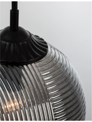 ATHENA suspensie SP1 - 9191210 - Smoky Gray Glass Matt Black Meta [3]