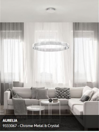 Suspensie moderna Aurelia CROM 9333067 - Nova Luce [1]