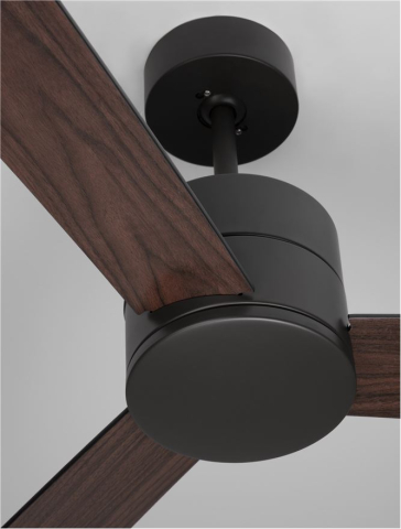 AXEL plafoniera - 9952350 - Black Aluminium & Black & Walnut Plywood [4]