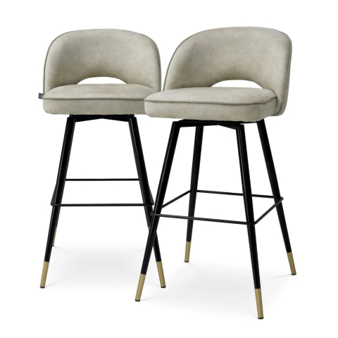 Furniture - Bar Stool Cliff - Set of 2 | Eichholtz | Furniture