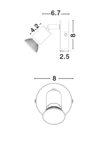 BASE aplica AP1 - 660001 - Satin Nickel Metal [2]