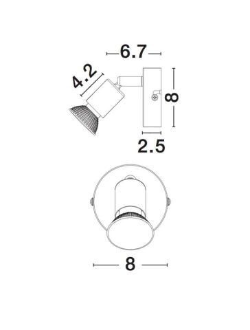 BASE aplica AP1 - 661001 - Matt White Metal [2]