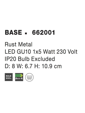 BASE aplica AP1 - 662001 - Rust Metal [3]