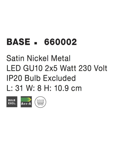 BASE aplica AP2 - 660002 - Satin Nickel Metal [3]