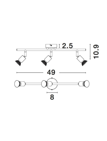 BASE aplica AP3 - 660003 - Satin Nickel Metal [2]