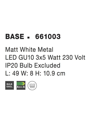 BASE aplica AP3 - 661003 - Matt White Metal [4]