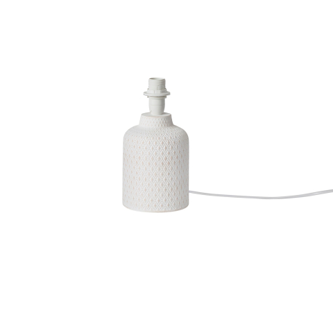 Decorative - BASE LUME RAVELLO BIANCO 1XE14 10,5X10,5X20CM