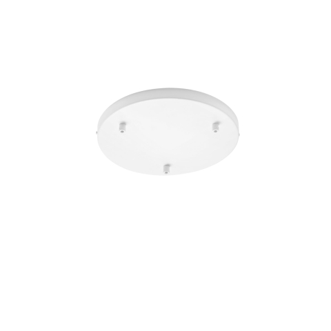 MONTATURA TONDA BIANCO A 3 FORI 32X4,1CM