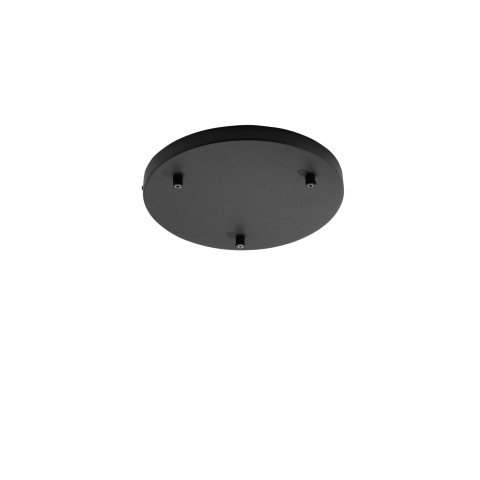 MONTATURA TONDA NERO A 3 FORI 32X4,1CM
