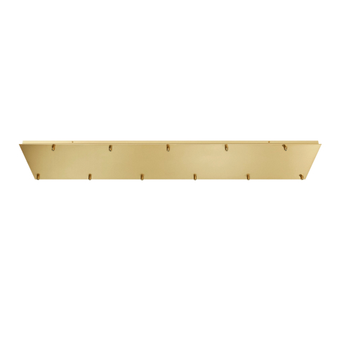 Baze montaj - MONTATURA RETTANGOLARE BRUNITO A 11 FORI 142X30X4,1CM