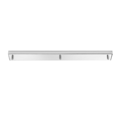 Baze montaj - MONTATURA RETTANGOLARE CROMO A 3 FORI 67X10X4,1CM