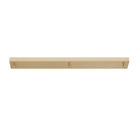 Baze montaj - MONTATURA RETTANGOLARE ORO A 3 FORI 67X10X4,1CM