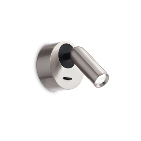 Corpuri pt interior - BEAN AP ROUND NICKEL - aplica moderna LED