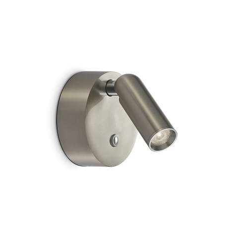 Corpuri pt interior - BEAN AP ROUND RECHARGEABLE NICKEL - aplica moderna LED cu acumulator