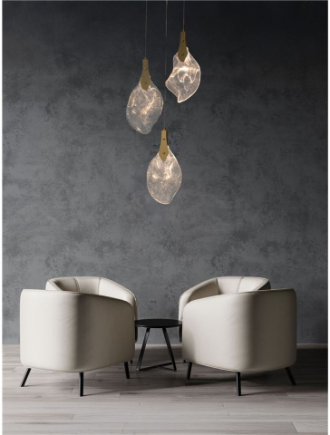 Lustre simple - BELLINA - SP3 round - suspensie moderna LED 10W