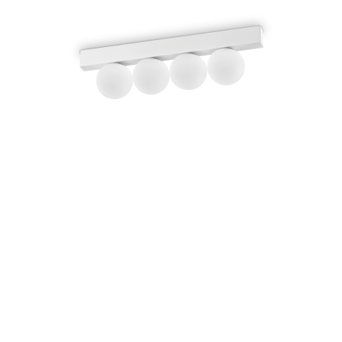 BINOMIO LED PL4 BIANCO - plafoniera moderna LED